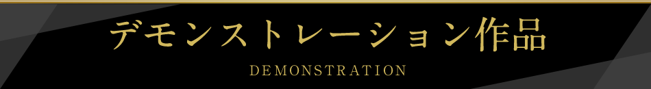 �f�����X�g���[�V������i DEMONSTRATION