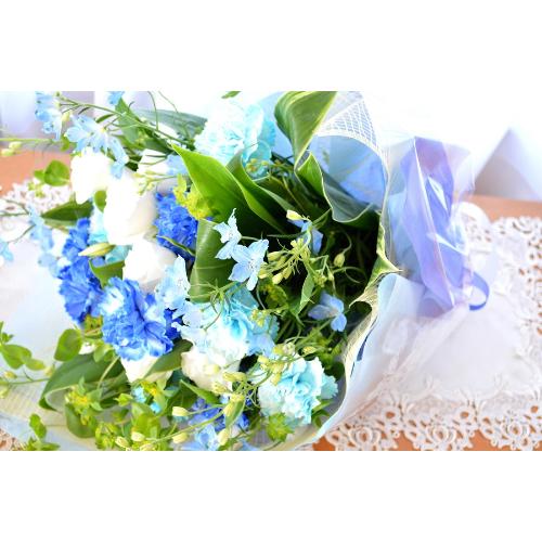 ��l�̃u�[�P�@BlueWhite�@�i�J�[�l�[�V�����̉ԑ��j�u���[�n�@�a�����A�����L�O���A���j���A�����}�i���ʁA���}�j�A�ސE�j���A���\��4