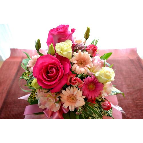 �L���[�g�ȃA�����W�@LoveSong�@�i�o���̃t�����[�A�����W�����g�j�s���N�n�@�a�����A�����L�O���A��j���A�h�V�̓�4