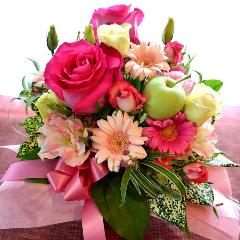 �L���[�g�ȃA�����W�@LoveSong�@�i�o���̃t�����[�A�����W�����g�j�s���N�n�@�a�����A�����L�O���A��j���A�h�V�̓�