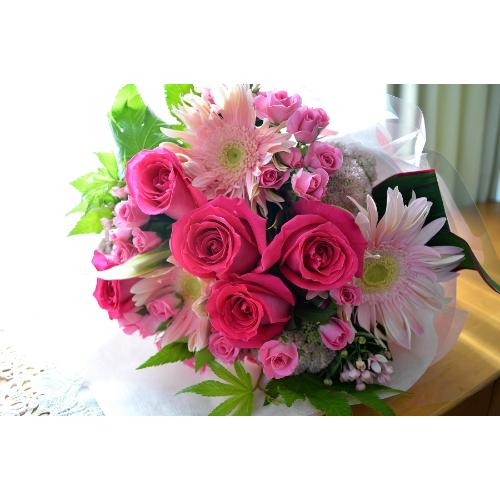 ��l�̃u�[�P�@LadyPink�@�i�o���ƃK�[�x���̉ԑ��j�s���N�n�@�a�����A�����L�O���A���j���A�����}�i���ʁA���}�j�A�ސE�j���A���\��4