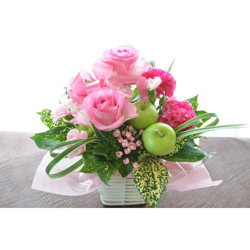 �L���[�g�ȃA�����W�����g�@PinkFruit�@(�o���ƃK�[�x���̃t�����[�A�����W�����g�j�@�s���N�n�@�a�����A�����L�O���A���j���A���\��A�R���T�[�g�A���C�u4