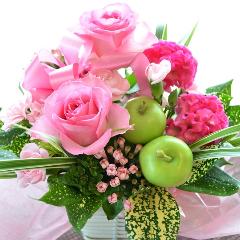 �L���[�g�ȃA�����W�����g�@PinkFruit�@(�o���ƃK�[�x���̃t�����[�A�����W�����g�j�@�s���N�n�@�a�����A�����L�O���A���j���A���\��A�R���T�[�g�A���C�u
