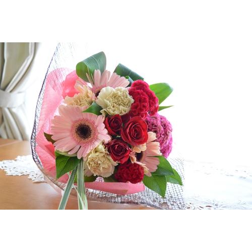�L���[�g�ȃu�[�P�@AngelRing�@�i�K�[�x���ƃo���̉ԑ��j�s���N�n�@�a�����A�����L�O���A���j���A�����}�i���ʁA���}�j�A�ސE�j���A���\��2