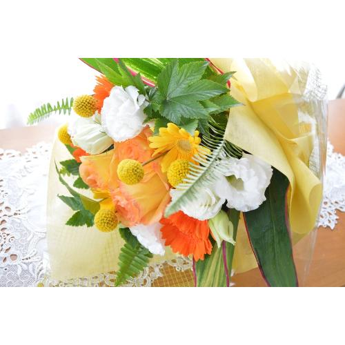�L���[�g�ȃu�[�P�@AngelHarp�@(�o���ƃK�[�x���̉ԑ��j�C�G���[�i���F�j�I�����W�n�@�a�����A�����L�O���A���j���A�����}�i���ʁA���}�j�A�ސE�j���A���\��5