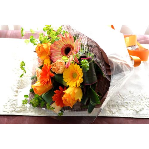 �L���[�g�ȃu�[�P�@LoveOrange�@�i�o���ƃK�[�x���̉ԑ��j�C�G���[�I�����W�n�@�a�����A�����L�O���A���j���A���ʁA���\��A�h�V�̓�2