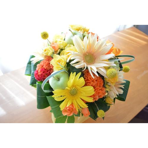 �L���[�g�ȃA�����W�@SoftYellow�@�i���[�ׂ�Ƃ����o���̃t�����[�A�����W�����g�j���F�n�@���a�����A�����L�O���A���j���A�h�V�̓�3