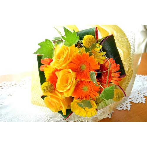 �L���[�g�ȃu�[�P�@YellowHarmony�@�i�o���̉ԑ��j�C�G���[�I�����W�n�@�a�����A�����L�O���A���j���A���ʁA���\��A�h�V�̓�2