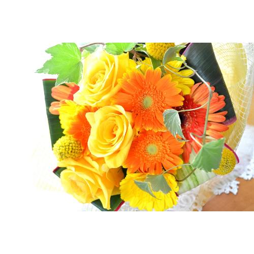 �L���[�g�ȃu�[�P�@YellowHarmony�@�i�o���̉ԑ��j�C�G���[�I�����W�n�@�a�����A�����L�O���A���j���A���ʁA���\��A�h�V�̓�4
