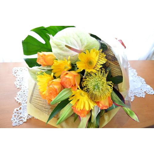 ��l�̃u�[�P�@YellowFruit�@ (�o���ƃA���X�����[���̉ԑ��j�C�G���[�I�����W�n�@�a�����A�����L�O���A���j���A���ʁA���\��A�h�V�̓�2