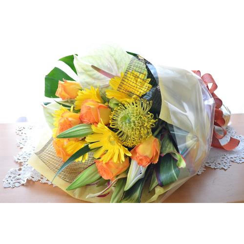 ��l�̃u�[�P�@YellowFruit�@ (�o���ƃA���X�����[���̉ԑ��j�C�G���[�I�����W�n�@�a�����A�����L�O���A���j���A���ʁA���\��A�h�V�̓�3