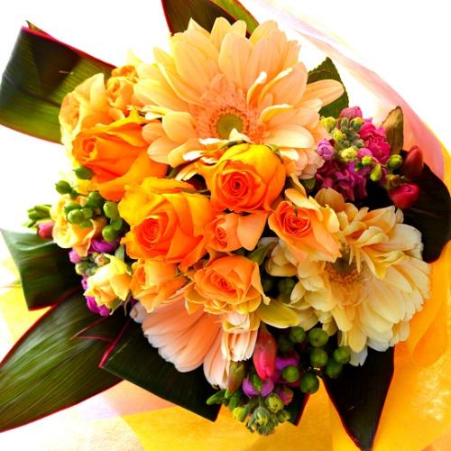�v�`�ґ�ȃu�[�P�@OrangeRose (�o���ƃK�[�x���̉ԑ��j�@�I�����W�n�@�a�����A�����L�O���A���j���A���ʁA���\��A�h�V�̓�