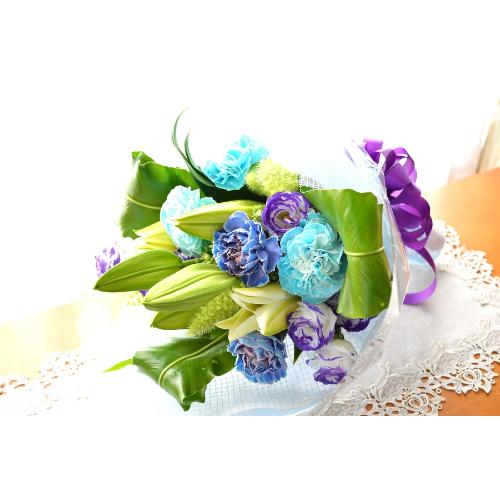 �v�`�ґ�ȃu�[�P�@OceanBlue�@�i�o���ƃ����̉ԑ��j�u���[�n�@�a�����A�����L�O���A���j���A�h�V�̓�3