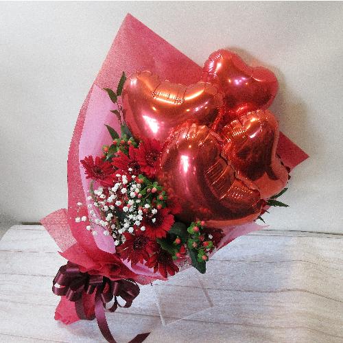 �ԐF�K�[�x���̃o���[���u�[�P�u�N�A�h���v�� �n�[�g/Quadruple Heart�v4