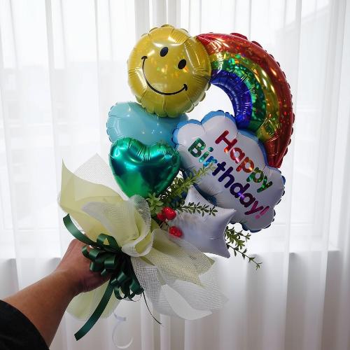 HappyBirthday!!�I�X�X�������o���[���u�[�P(�O���[��)5