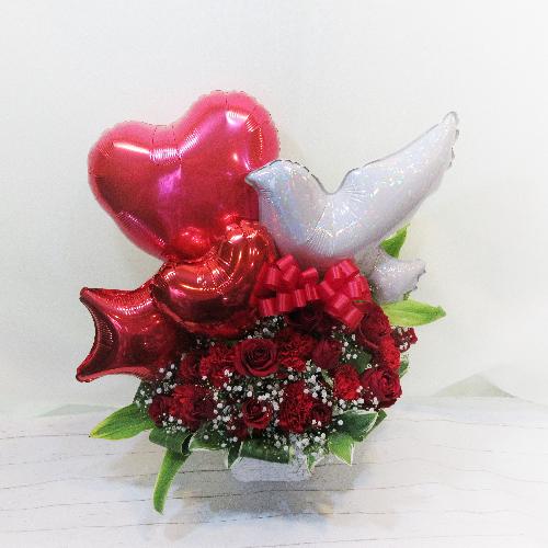 ���c��i�Ȑԃo�����A�����W�udove/�_�u�v���uHappy wedding �v�A�����W�����g2