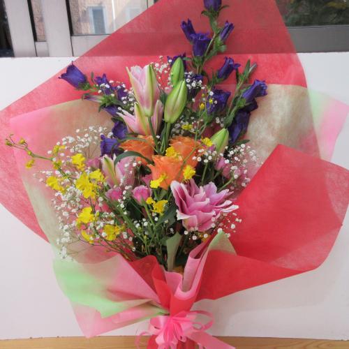 ���d�炫�S���ƃI�����W�̃o���̍��؂ȉԑ�4
