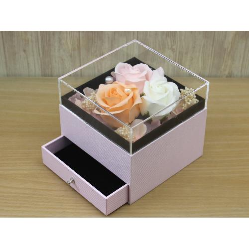 �N���A�W���G���[BOX �t���O�����X�t�����[PINK2